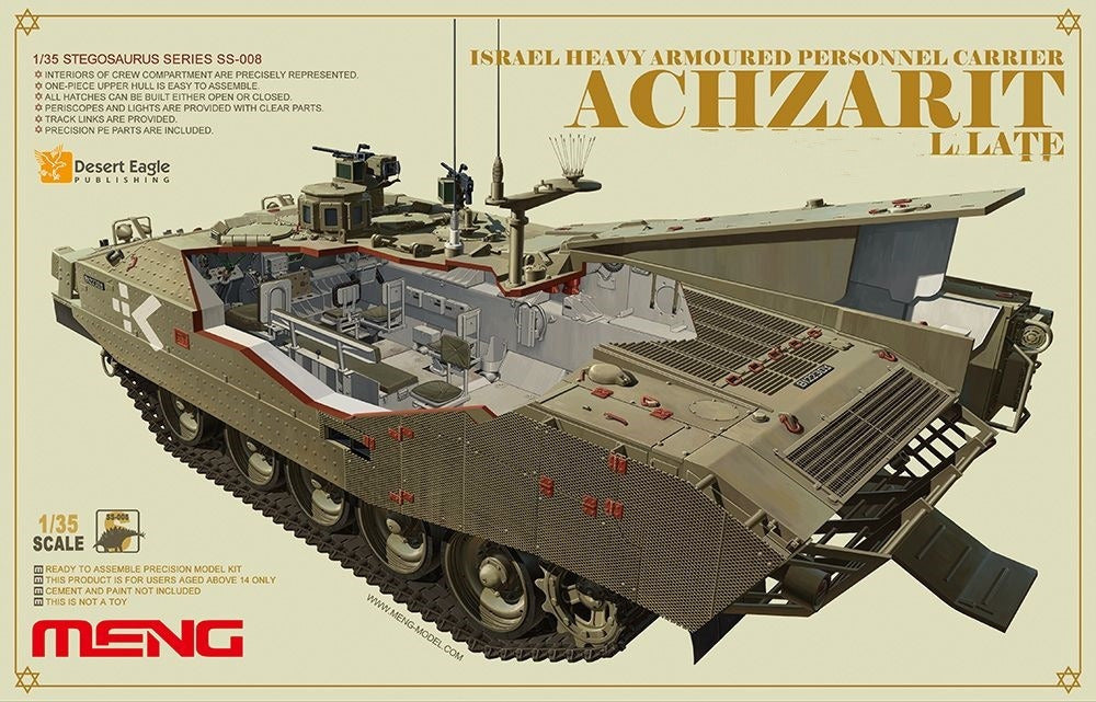 Israel Heavy Armoured Personnel Carrier Achzarit Late 1/35| Meng Model SS-008