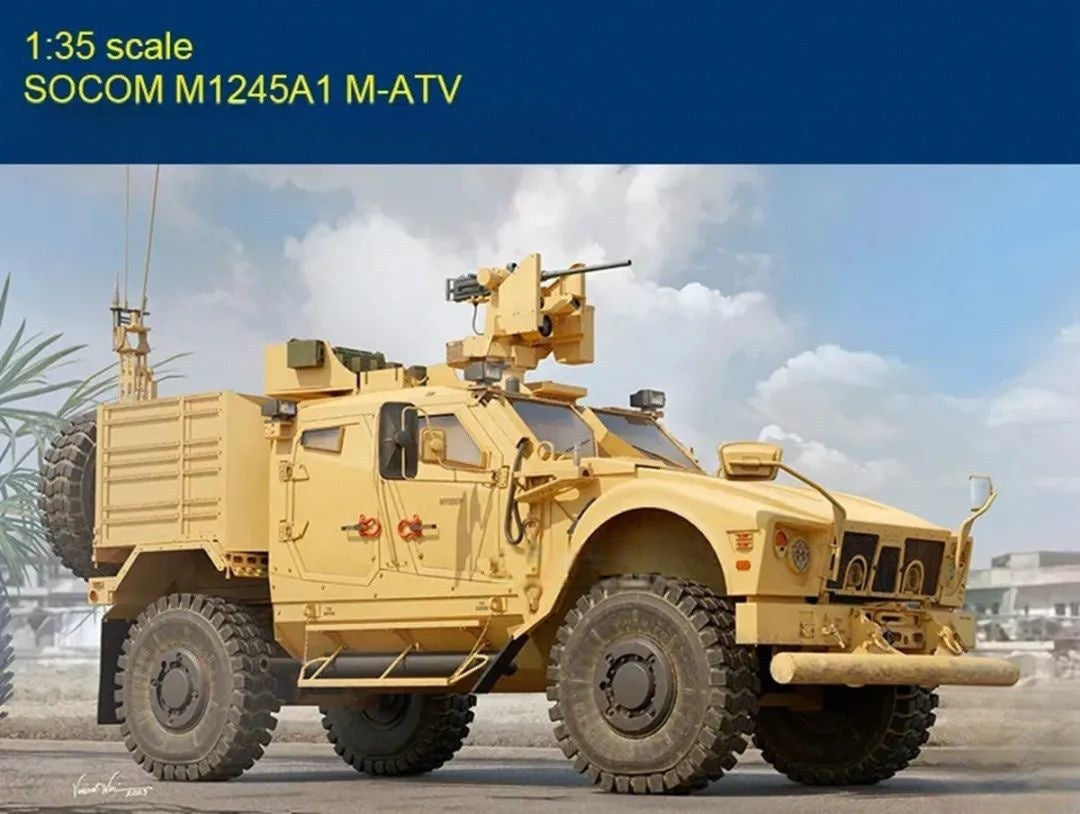 Trumpeter 63554 1:35 US.SOCOM M1245A1 M-ATV Armored Car Model Kit