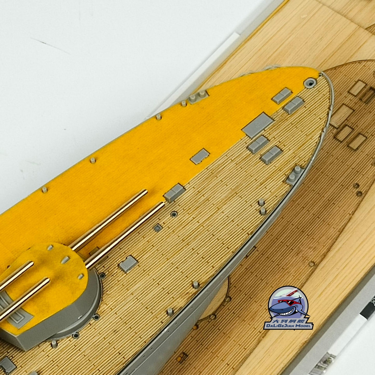 CY CY350135 1:350 Royal Oak Model Wooden Deck Metal Barrel For Trumpeter 05378