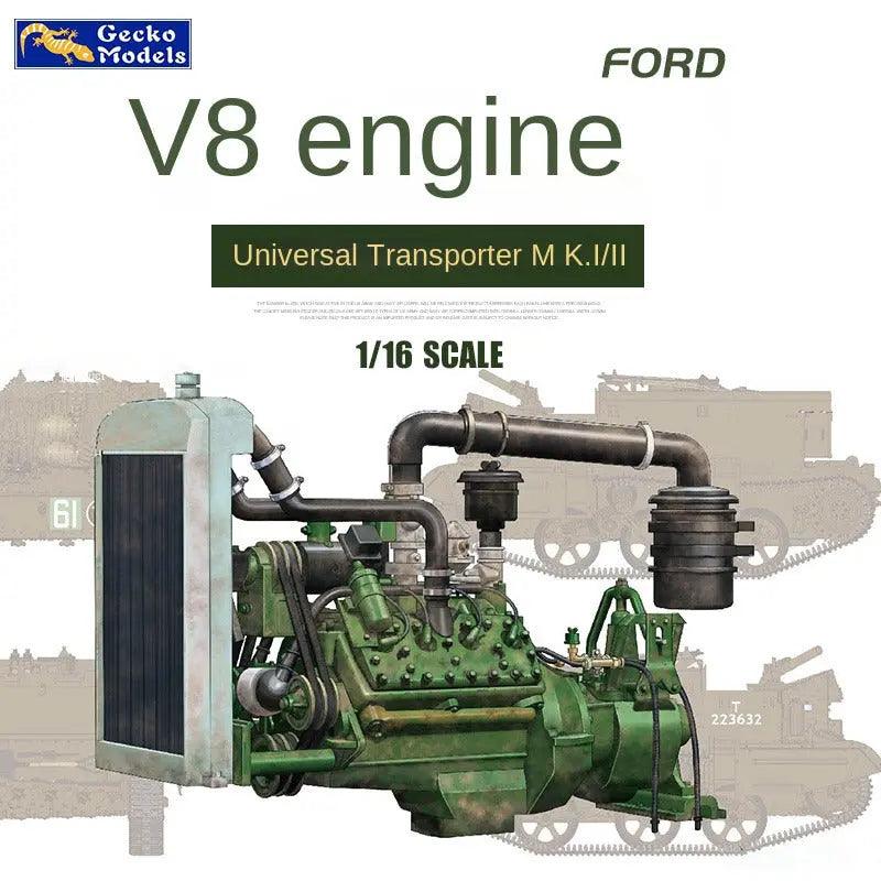 Gecko Models 16GM0017 1/16 Universal Carrier Mk.I & II V8 Engine ModelHive