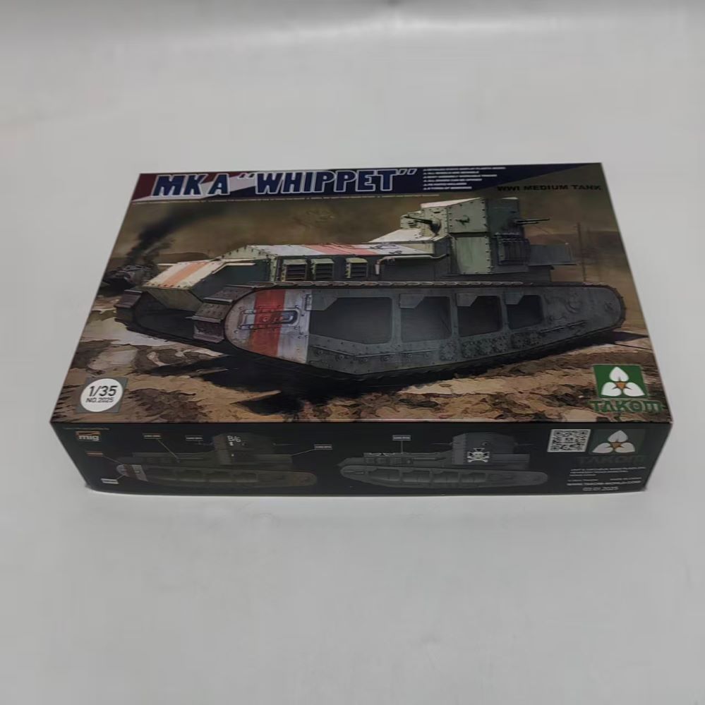 Takom 2025 Scale 1/35 MK A `Whippet` WWI Medium Tank Model Kit