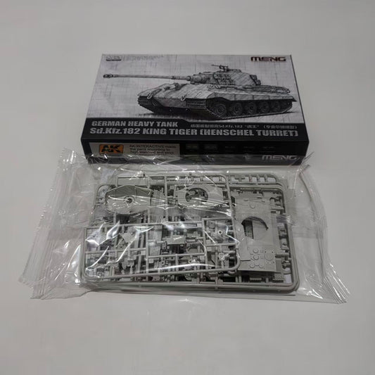 MENG 72-011 1/72 German Heavy King Tiger (Henschel Turret) Tank Model Kit