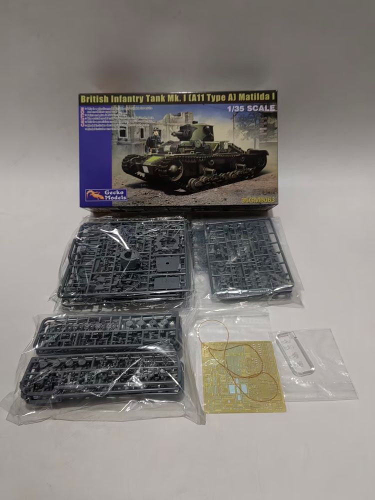 Discover the Gecko 35GM0063 - 1/35 British Infantry Tank Mk. I Matilda I model kit, perfect for collectors and hobbyists alike.