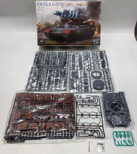 Border BC-005 1/35 Tesla Tank Model Kit glue-free