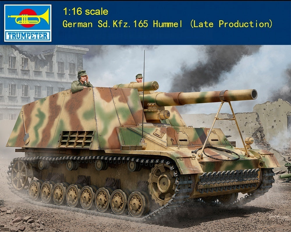 Trumpeter 00953 1/16 German Sd.Kfz.165 Hummel (Late Production) Model Kit