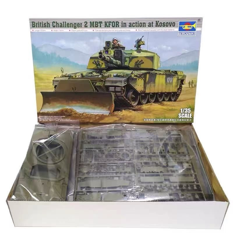 Trumpeter 1/35 00345 Challenger 2 "KFOR in Kosovo" TANK model kit