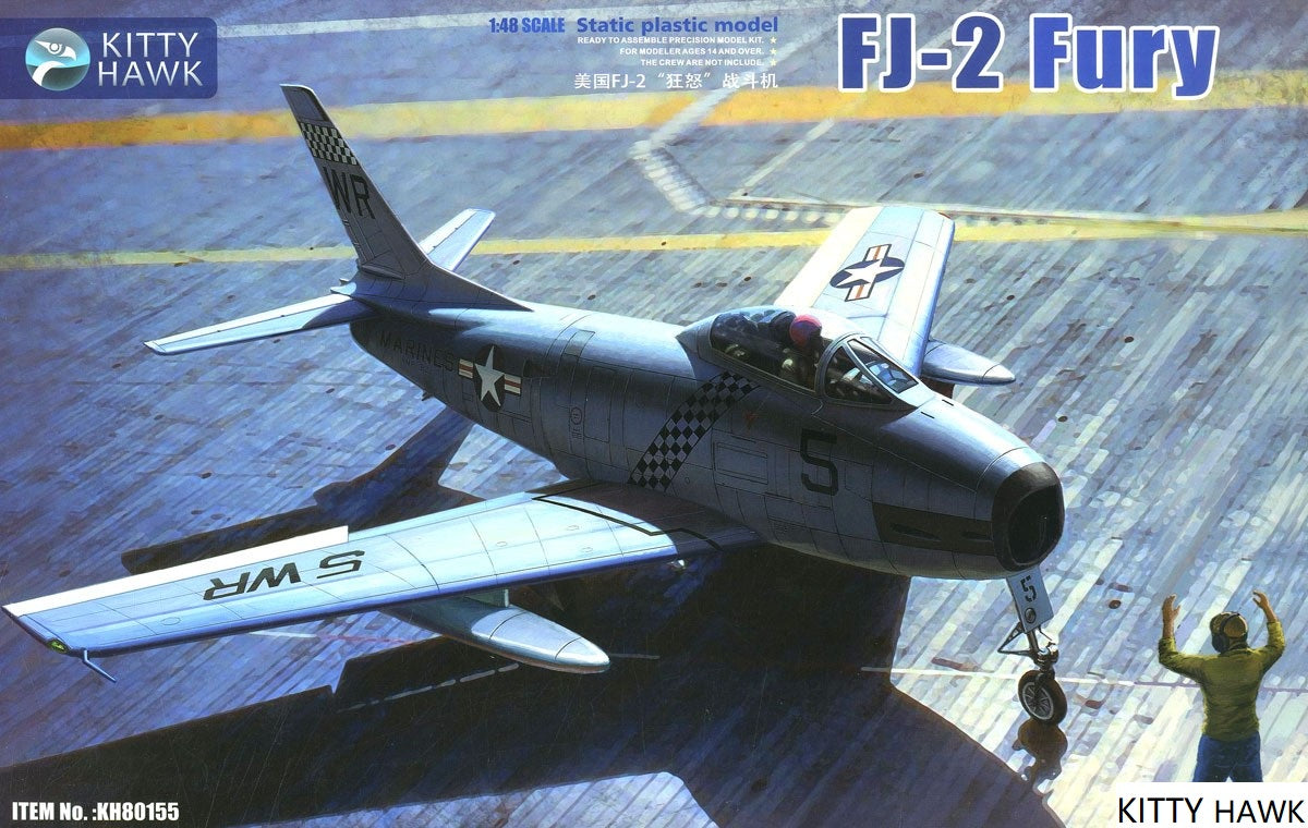 Kitty Hawk KH80156 1/48 Scale FJ-3 Fury Plastic Model Kit
