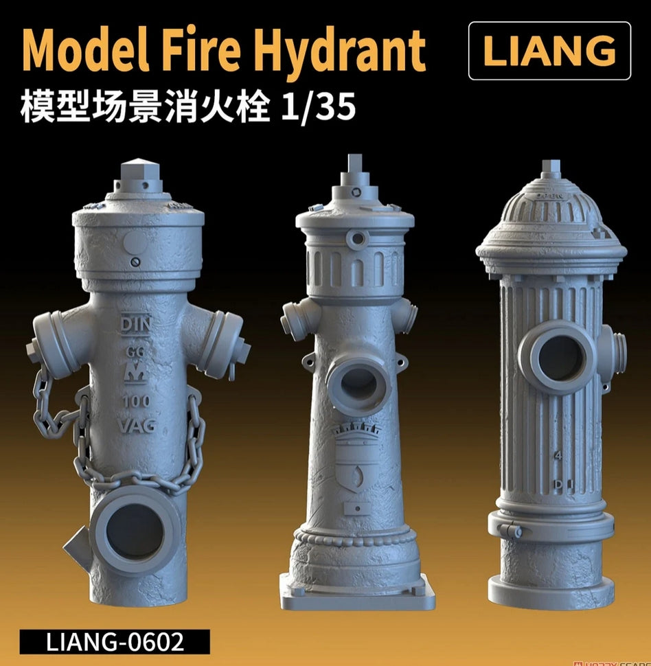 LIANG 0602 1/35 Model Fire Hydrant Accessory "Plastic model"