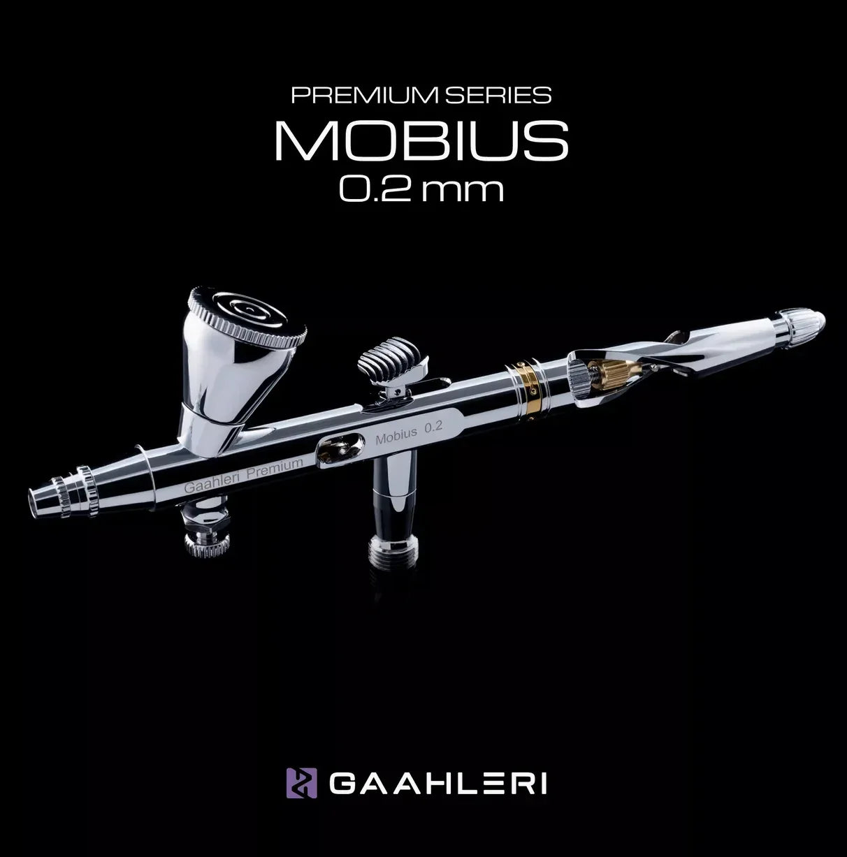 Gaahleri Spraying Coloring Spray Airbrush Kit Mobius 0.2MM Caliber Painting Tool - ModelHives