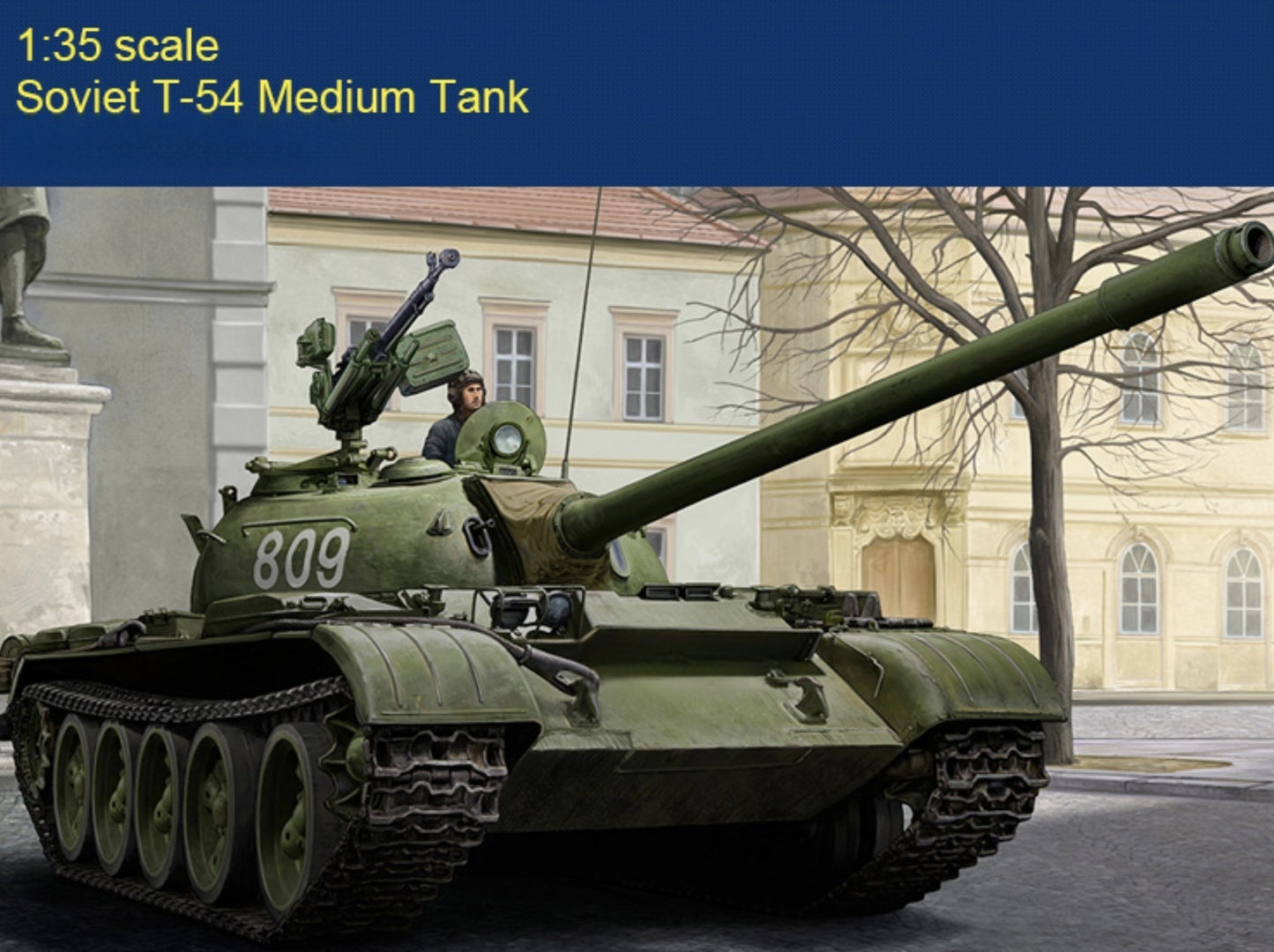 Hobbyboss 84538 1/35 Soviet T-54 Medium Tank Assembly Model Kit