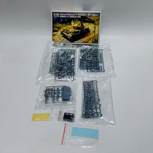 Flyhawk FH3030 1/72 German Flakpanzer IV Wirbelwind Tank Assembly Model Kit