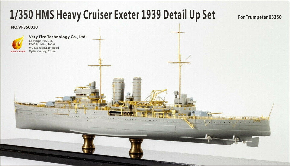Very Fire VF350020 1/350 HMS Exeter 1939 Detail-up Set for Trumpeter kit 05350