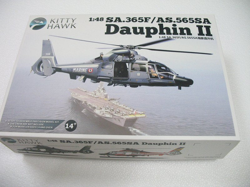 Kitty Hawk 80108 1/48 SA.365F Dauphin II Assembly model New