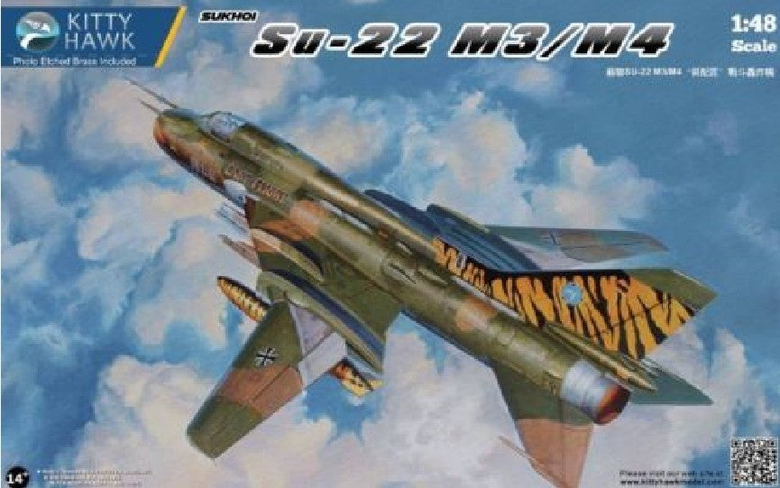 Kitty Hawk 80146 1/48 Sukhoi Su-22 M3/M4 Assembly model New