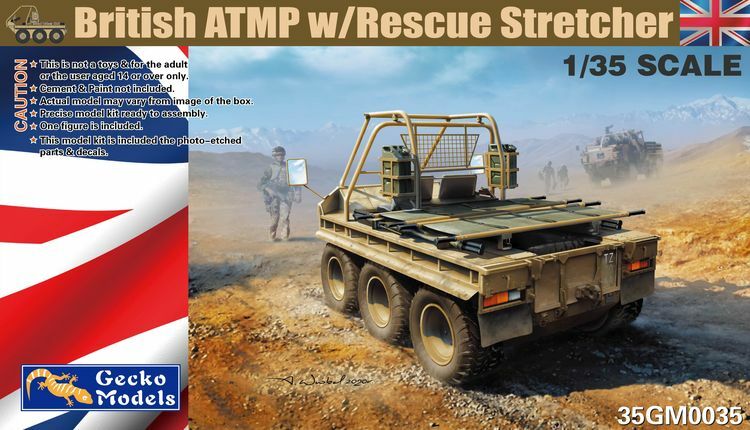 Gecko Models 1/35 35GM0035 British ATMP w Rescue Stretcher ModelHive