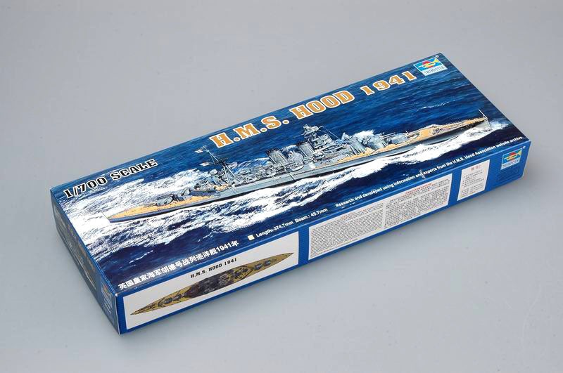 Trumpeter 1/700 05740 HMS Battle Cruiser Hood 1941