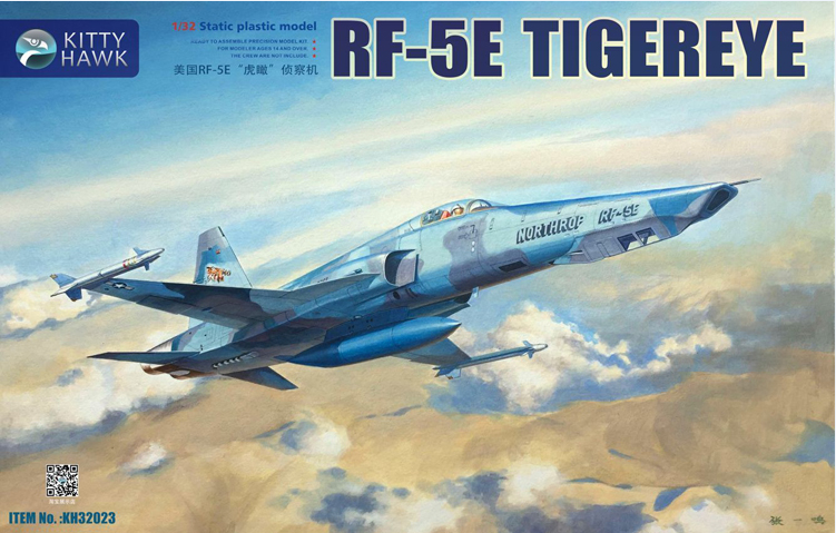Kitty Hawk 1/32 32023 RF-5E Tigereye Flight FREE SHIPPING 2019