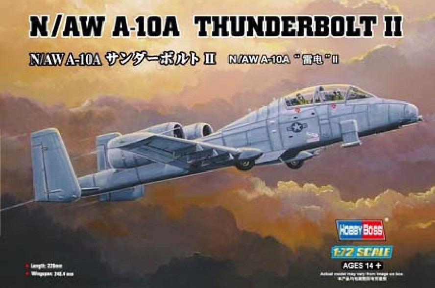 Hobbyboss Model 1/72 80267 N/AW A-10A Thunderbolt II