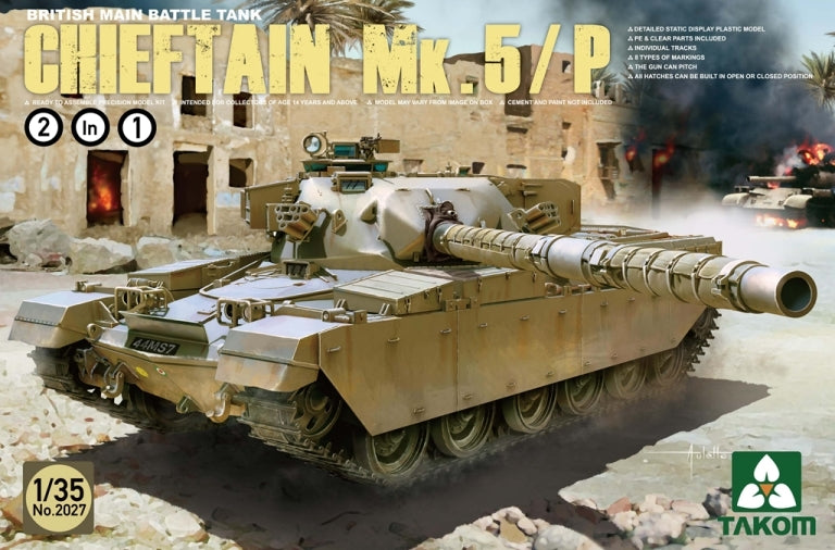 Takom 1/35 2027 British Main Battle Tank Chieftain Mk.5/P