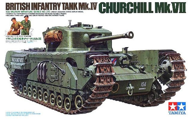 Tamiya 35210 1/35 Model Kit British Infantry Tank Mk.IV A22 Churchill Mk.VII