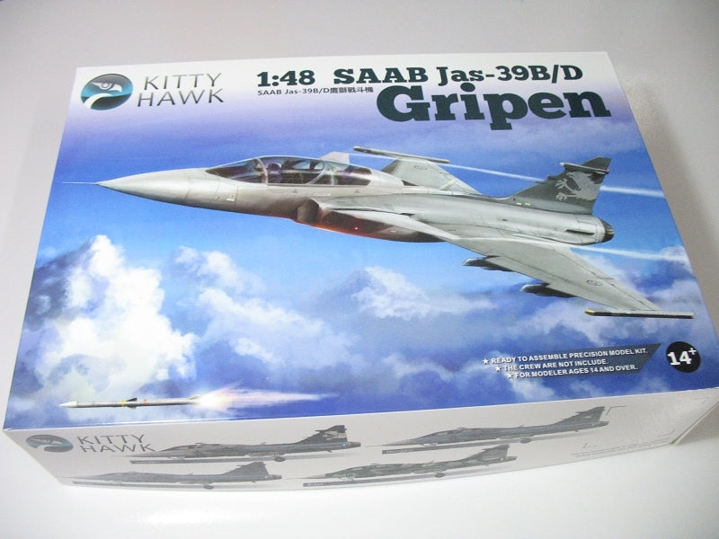 Kitty Hawk 80118 1/48 JAS-39B/D Gripen Model Kit