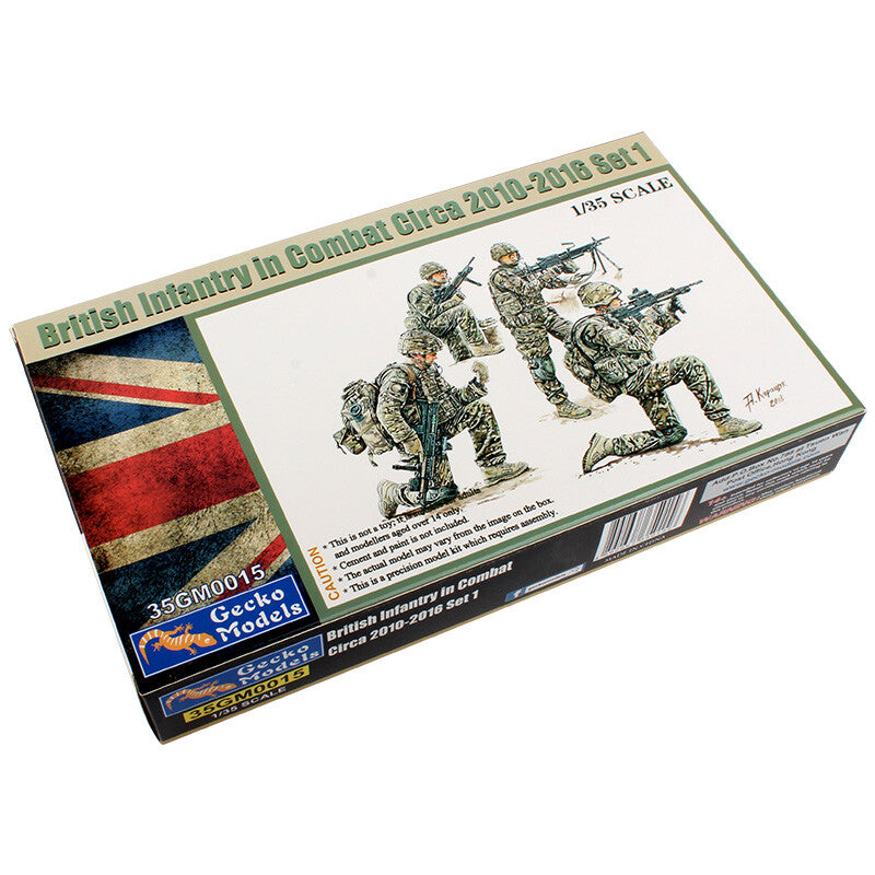 Gecko Models 35GM0015 1/35 British Infantry in Combat Circa 2010-2016 Set 1 ModelHive