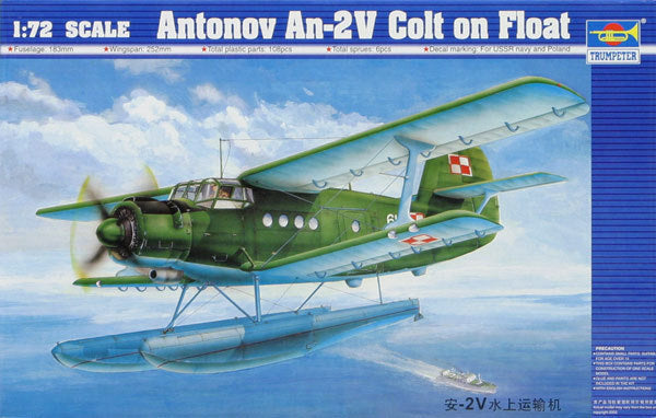 Trumpeter 1/72 01606 Antonov An-2V Colt Float