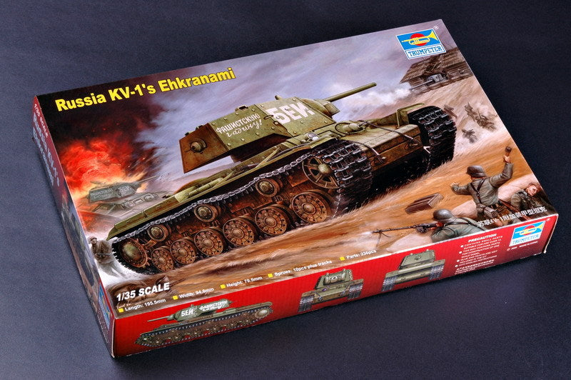 Trumpeter 1/35 00357 Russian KV-1's Ehkranami