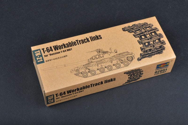 Trumpeter 1/35 02051 Russian T-64 MBT Track Links New TK