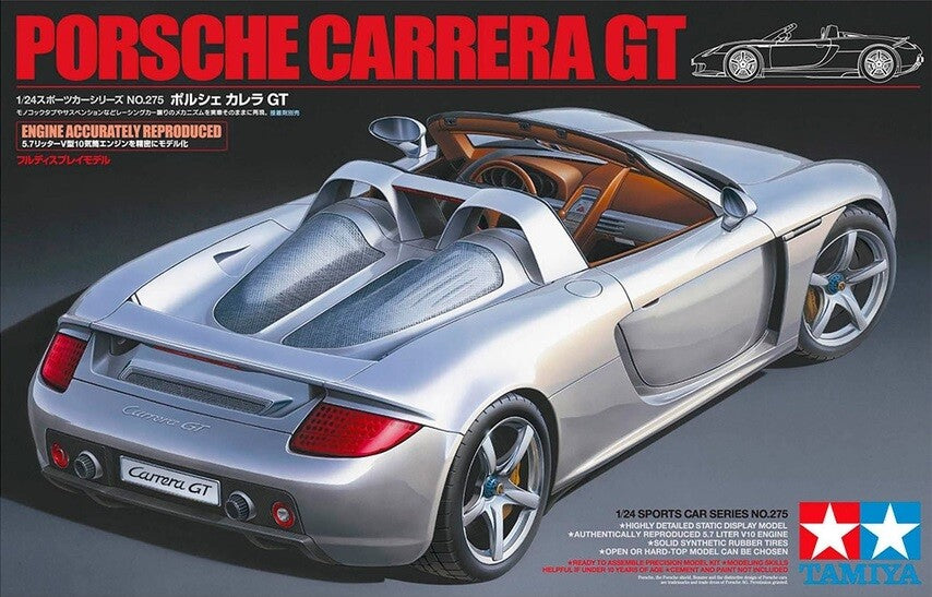 Tamiya 24275 1/24 Scale Model Super Sports Car Kit Carrera GT 980