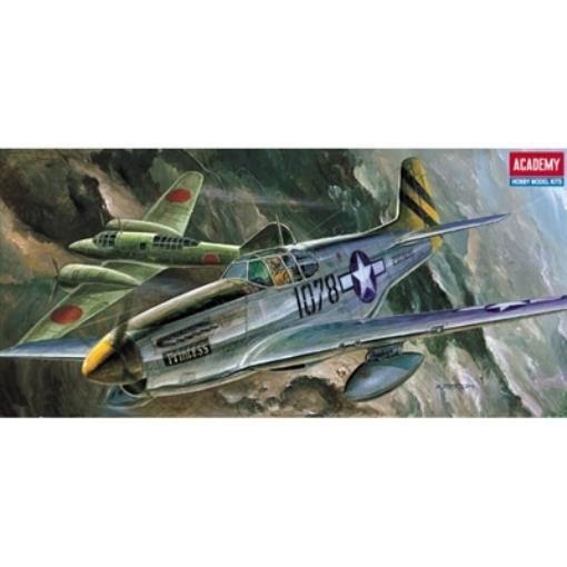 Academy Hobby 12441 Model Kit 1/72 P-51C "WWII¡± SW