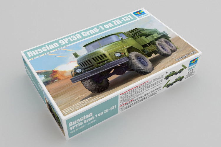 Trumpeter 1/35 01032 Russian 9P138 Grad-1 on Zil-131 assembly model