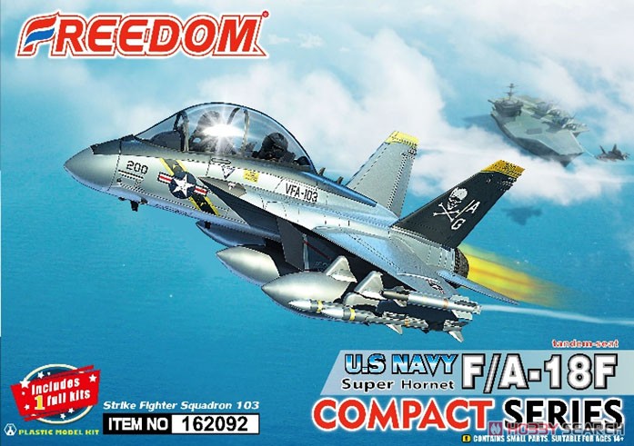 FREEDOM 162092 Q version U.S.Navy F/A-18F Super Hornet VFA-103 Jolly Rogers