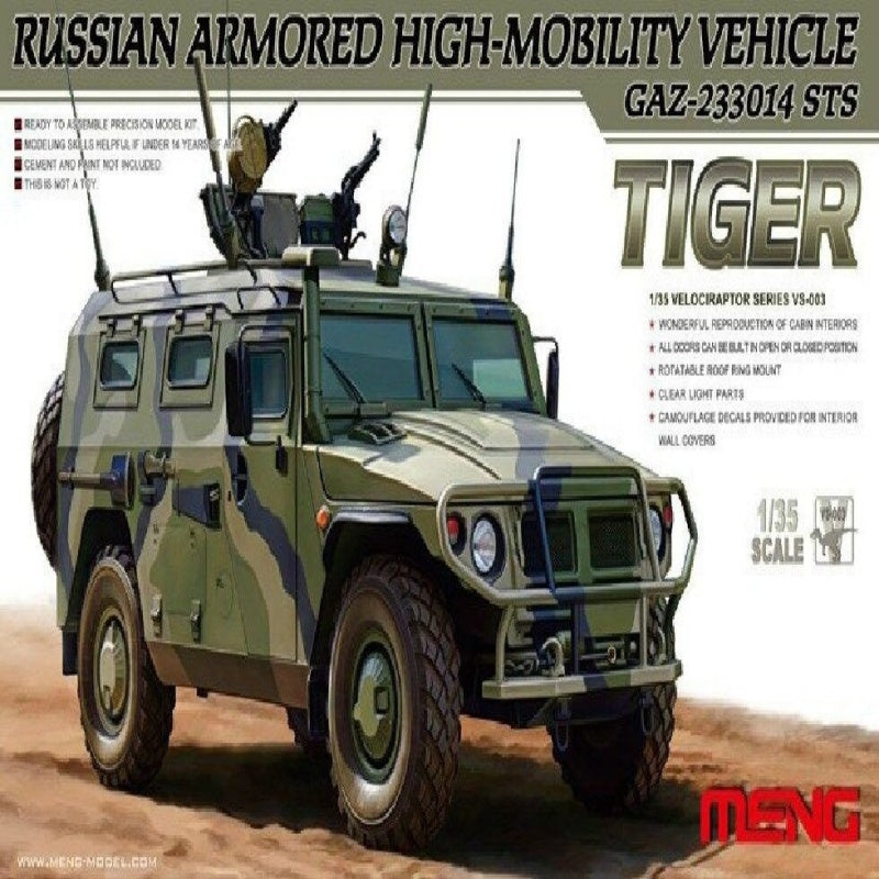 Meng 1/35 Model VS-003 High-Mobility Vehicle GAZ-233014 STS Tiger