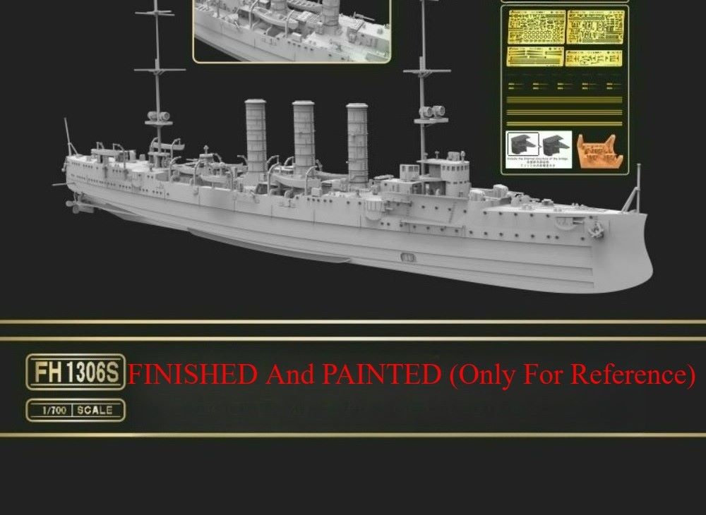 Flyhawk FH1306S 1/700 German Navy Cruiser SMS Emedn Model Kit Limited Edition