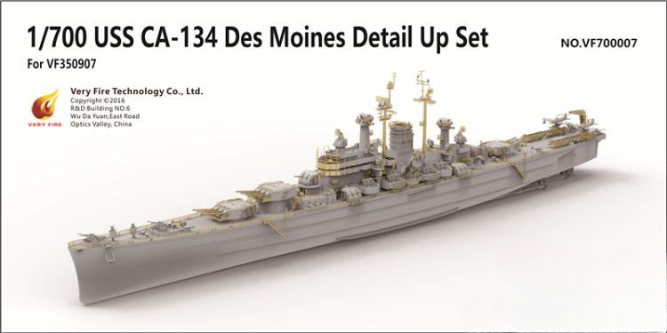 VERYFIRE VF700007 1/700 USS CA-134 Des Moines Detail Up Parts Set