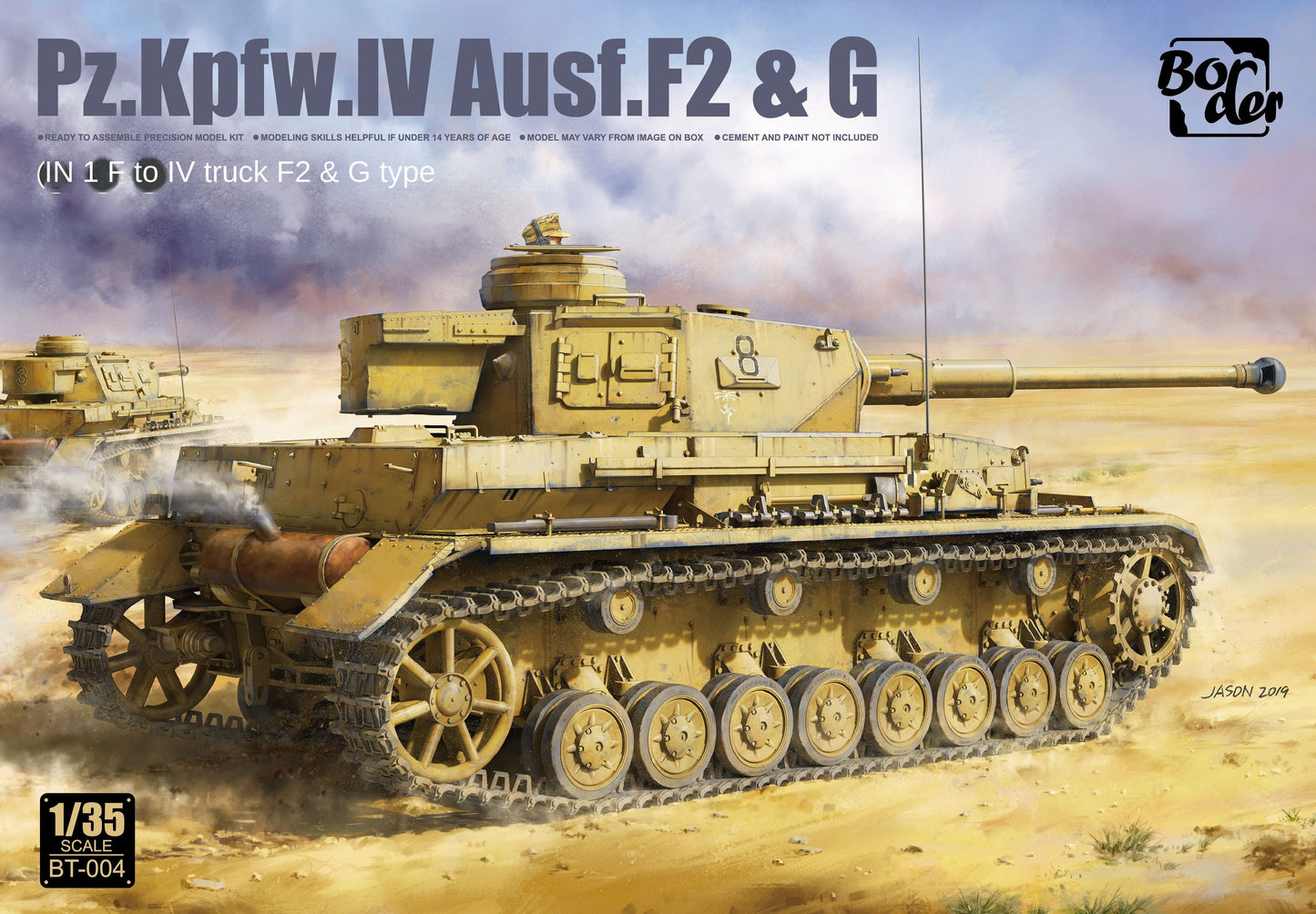 Border BT-004 1/35 German Pz.Kpfw.IV Ausf.F2&G