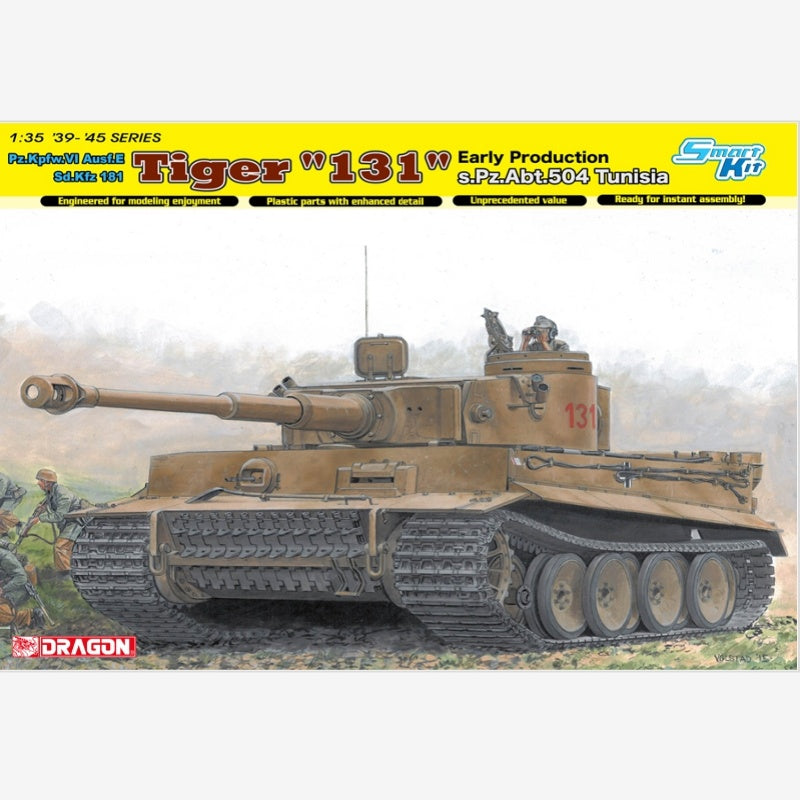 DRAGON 6820 1/35 ¡®39-45¡¯ Tiger 131 Early Production s.Pz.Abt.504 Tunisia MODEL