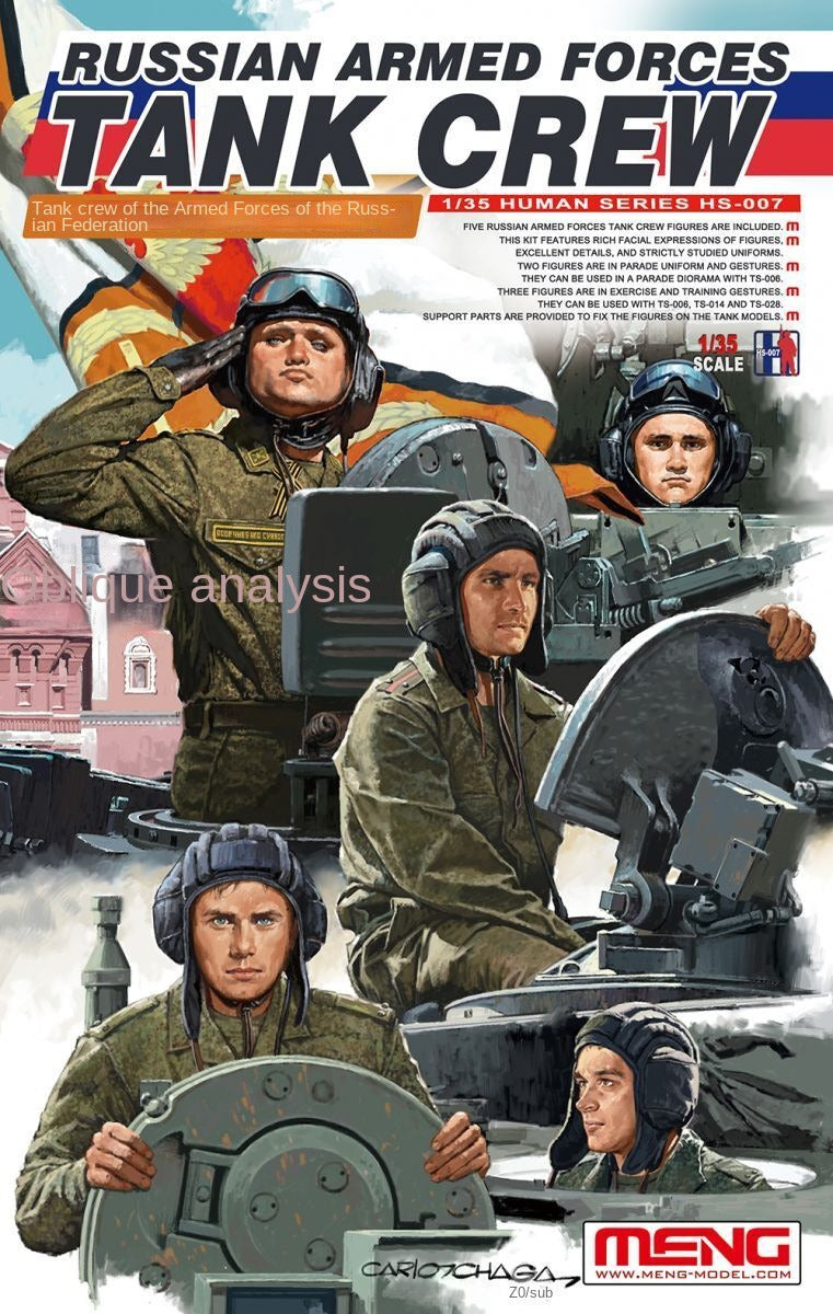 Meng 1/35 Model HS-007 Russian Armed Forces Tank Crew
