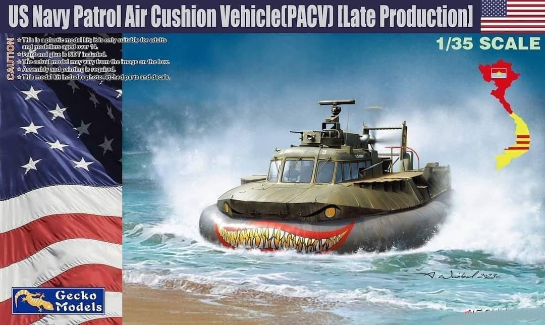Gecko Models 35GM0101 1/35 US Navy Patrol Air Cushion Vehicle PACV Late