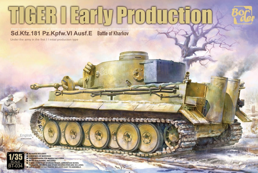 Border BT-034 1/35 SD.KFZ.181 PZ.KPFW VI AUSF.E TIGER I EARLY PRODUCTION