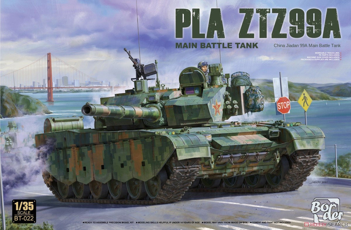 Border BT-022 1/35 PLA ZTZ99A Main Battle Tank (Plastic model)