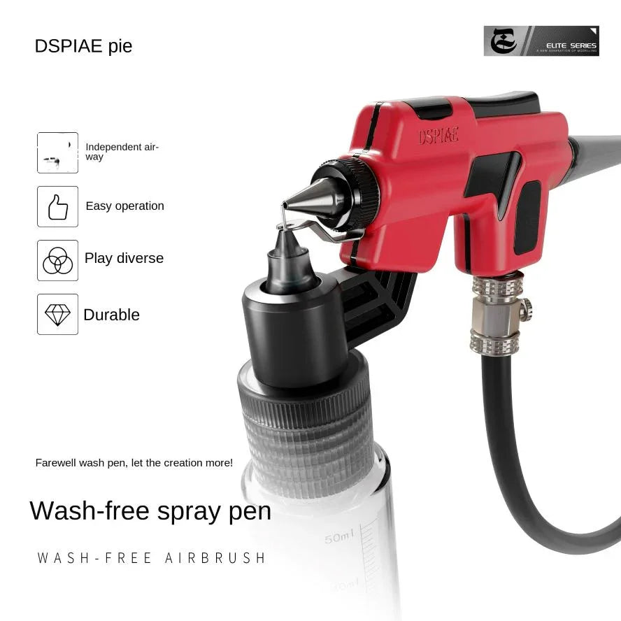 DSPIAE PT-AB Model Tool Spray Painting - Maintenance-Free Airbrush - ModelHives