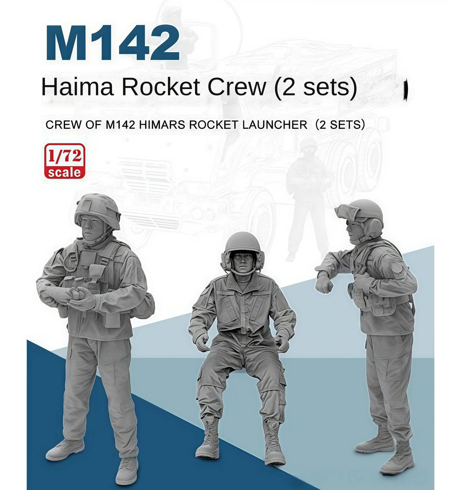 FORE ART released 9003 1/72 3D-Printed CREW OF M142 HIMARS ROCKET LAUNCHERï¼? SETSï¼?false