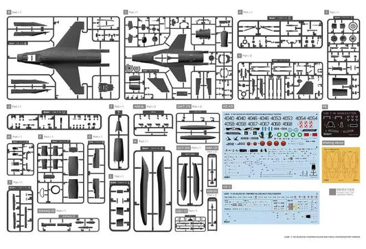 Great Wall L4838 1/48 F-16C Export Version Fighter Model Kit