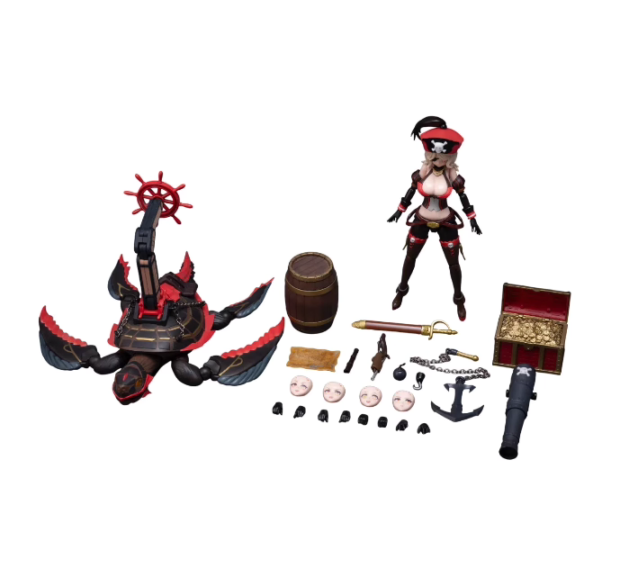 Border BA-003 Original Character Pirate Queen Anne Character No Glue Assemble