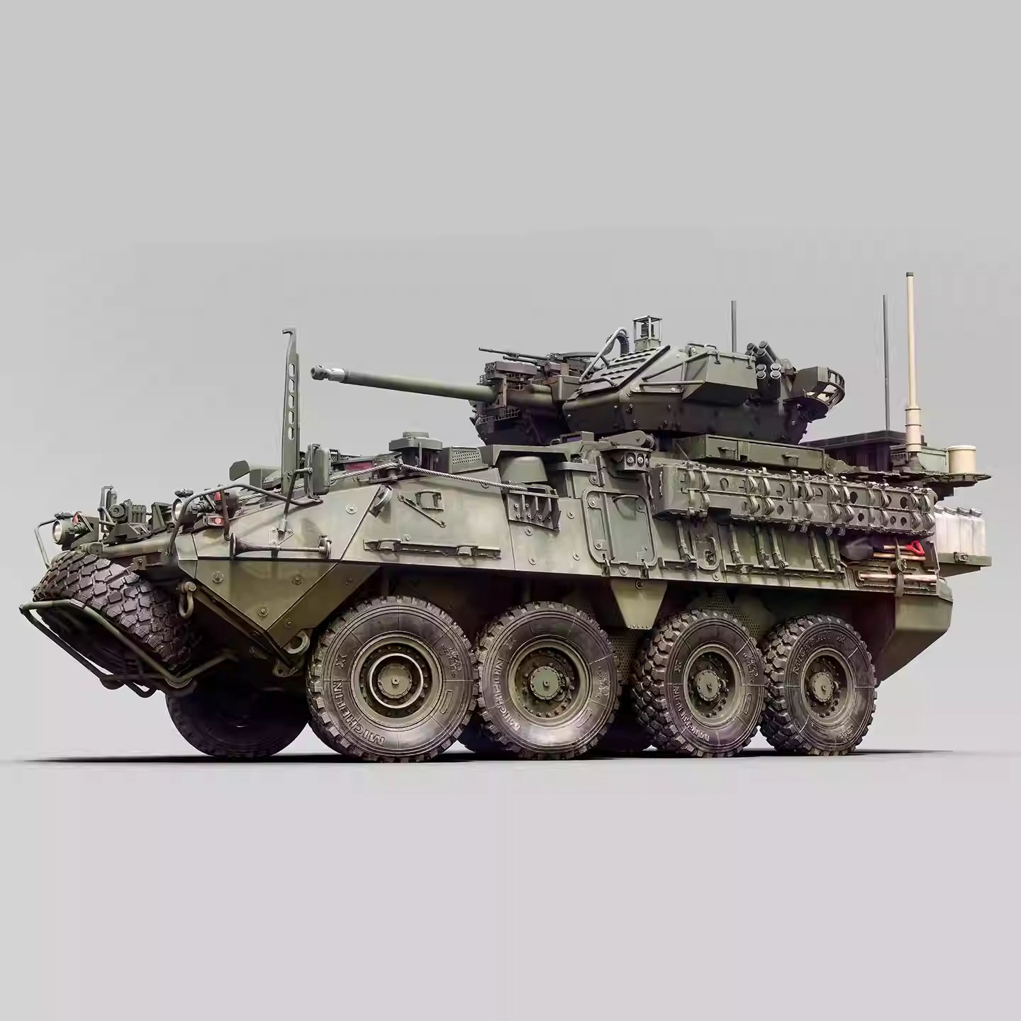 M1296 Stryker ICV-Dragoon w/ESA MWO Upgrade 1/35 Tank Model Kit | Zimi Model 35046