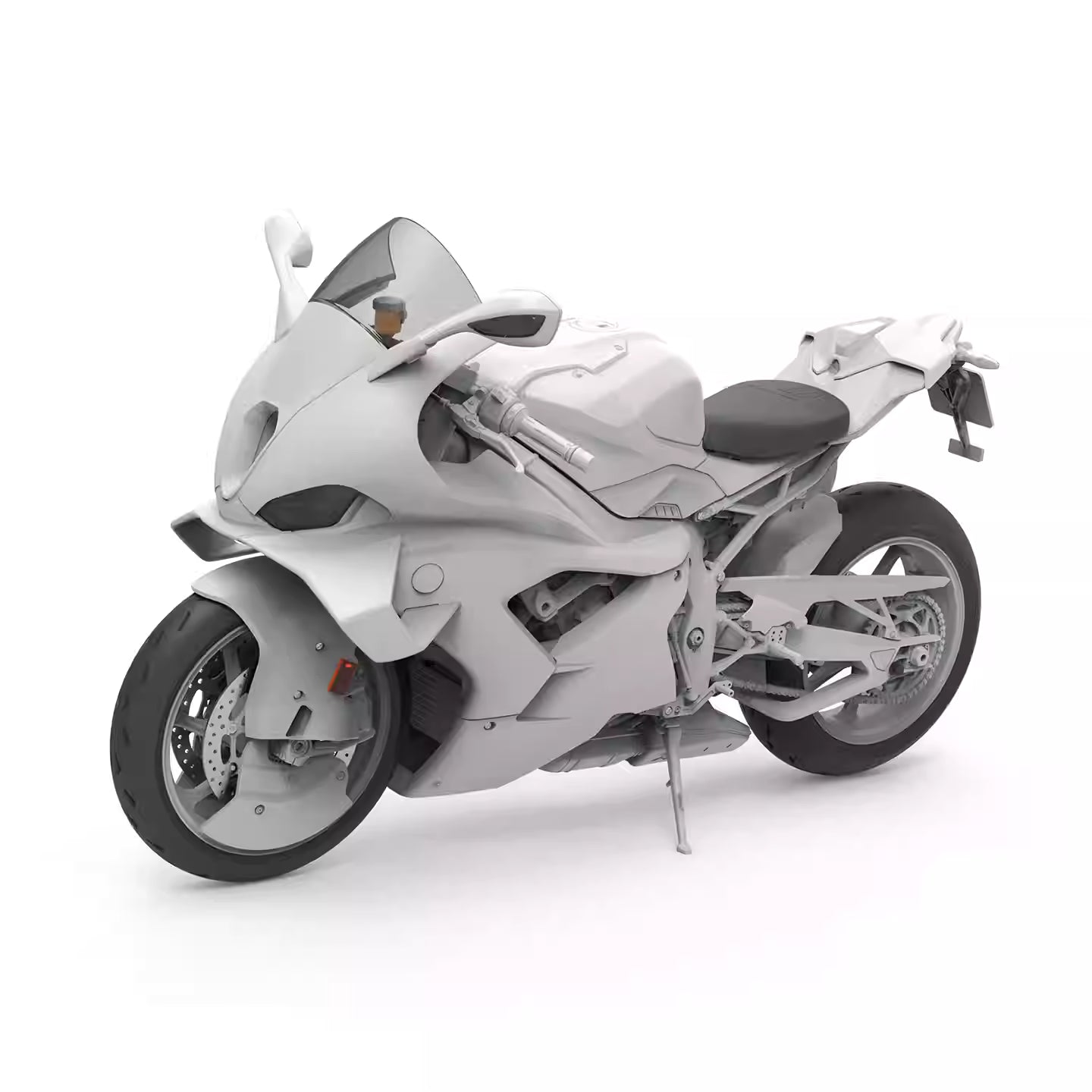 M1000RR Motorcycle Model Kit Precision Collectible | MENG MT-009 1/9
