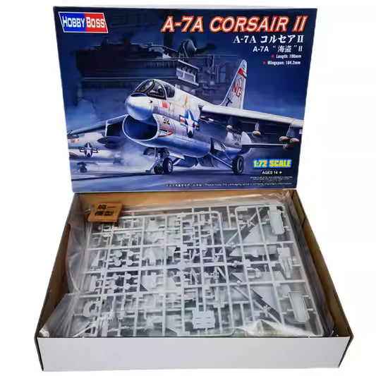Hobby Boss 87201 1/72 A-7A Corsair II Aircraft Model Kit - ModelHives