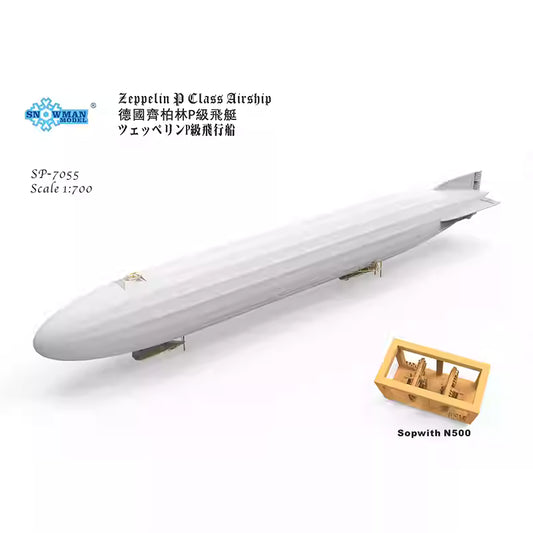 SNOWMAN SP-7055 1/700 German Zeppelin Airship P-class 1910 Assembly Model Kit